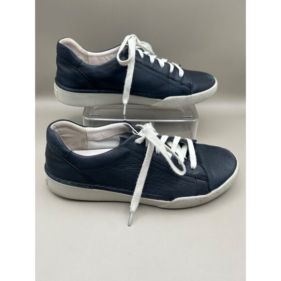 Josef Seibel Claire Women's Lace Up Sneaker Leather Comfort Blue US 7M/EU38 - Picture 3 of 7